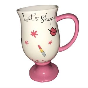 RARE! "Lets Shop!" MK Coffee Mug